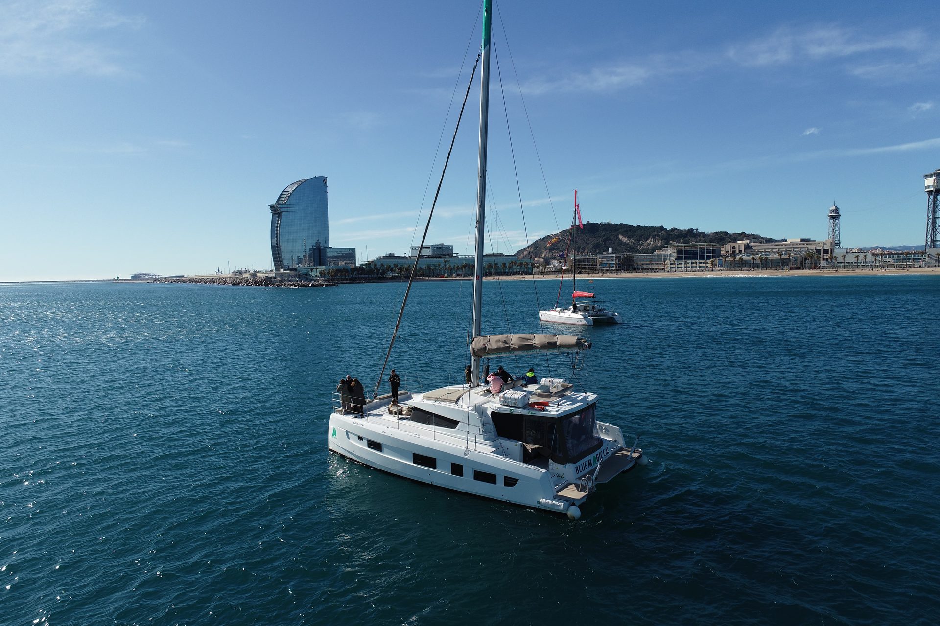 Catamarán CAT35 Luxury 35 vista aérea - Barcelona