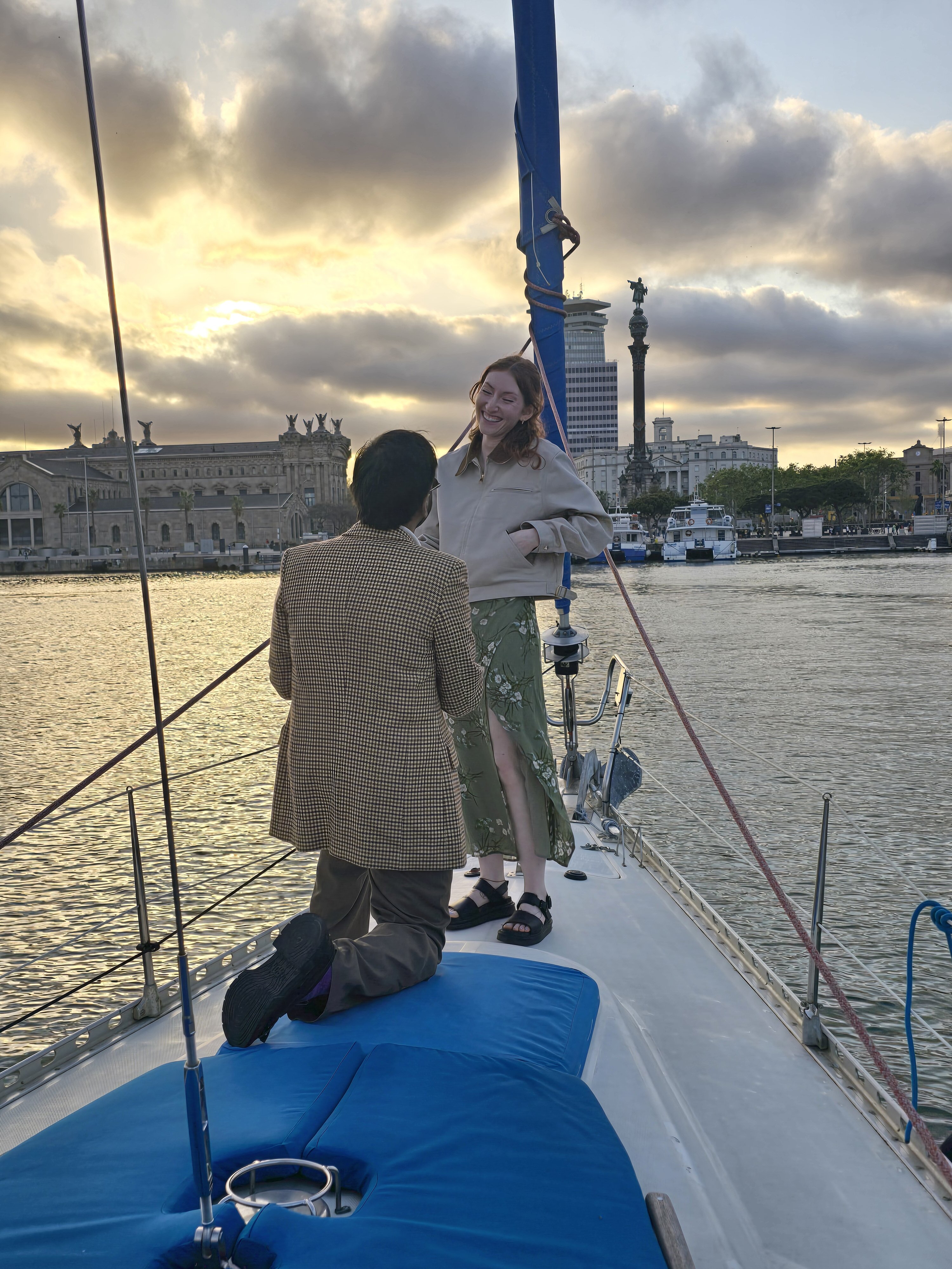 pedida-de-mano-velero-barcelona-mar