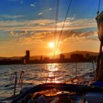 Barcelona private sailing sunset