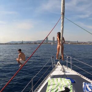 baño en el mediterráneo