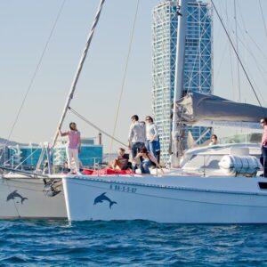 Catamaran tour in Barcelona