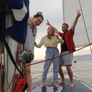Un dia con velero en Barcelona